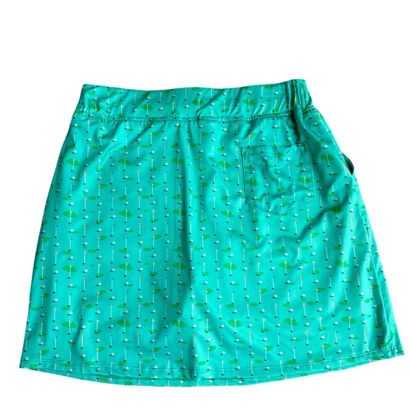 Court Haley Girls Got Drive Golf Print Pull-On Skort Women's Size Medium - Picture 6 of 6
